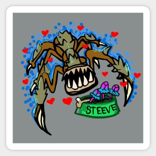 Deep Rock Galactic Cartoon STEEVE with Food Bowl Sticker